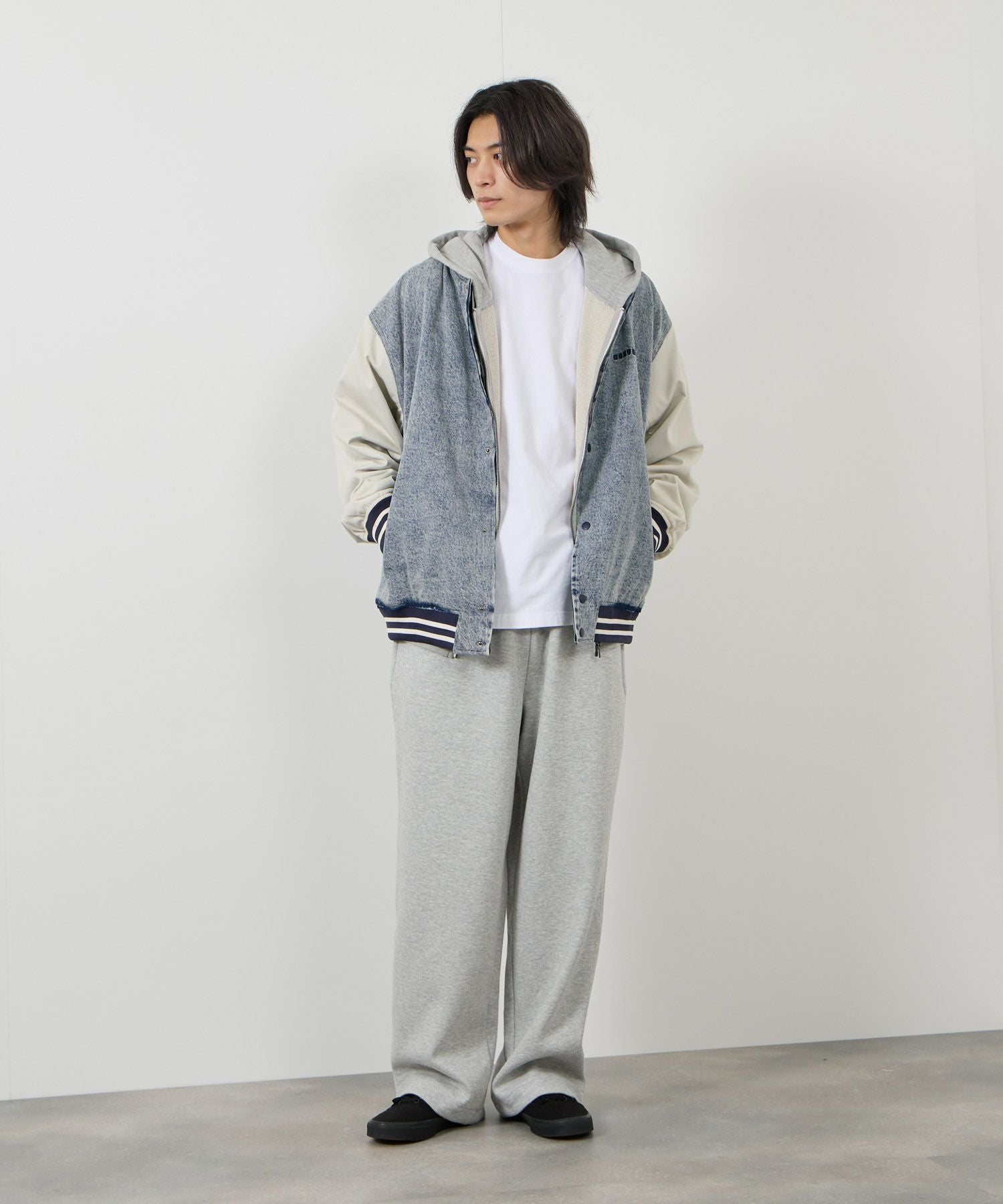 CONVERSE デニムスタジアムジャケット メンズ