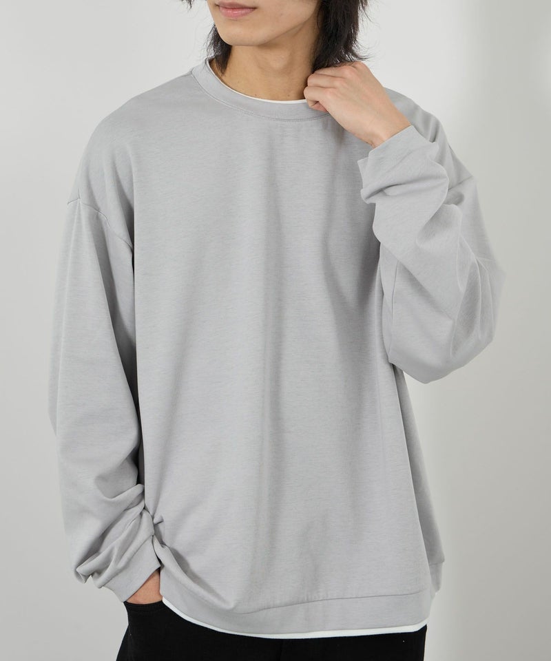 URBAN COLLECTION AIR Smoosy 360度ストレッチ クルーネックスウェット メンズ商品画像-1