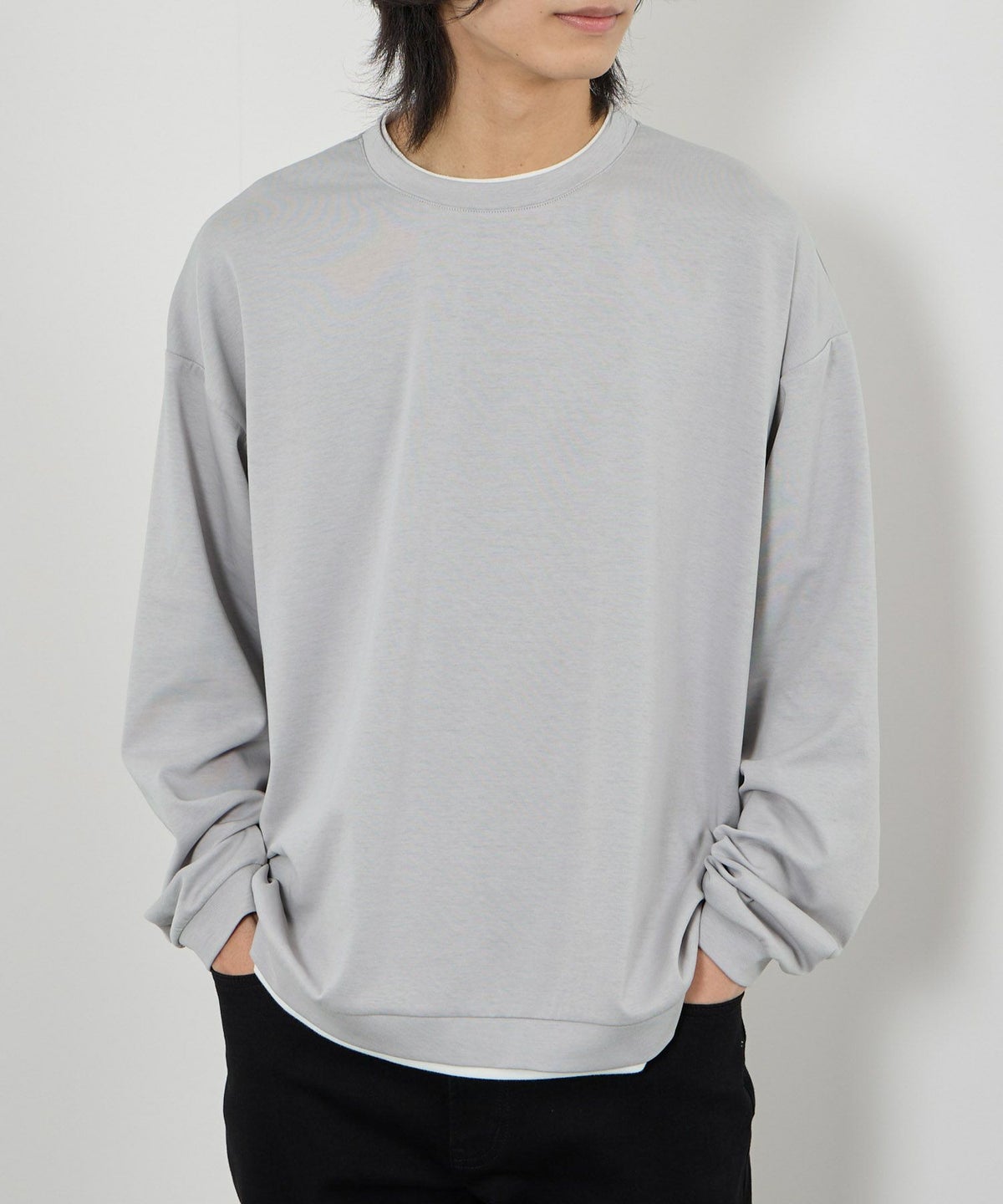 URBAN COLLECTION AIR Smoosy 360度ストレッチ クルーネックスウェット メンズ