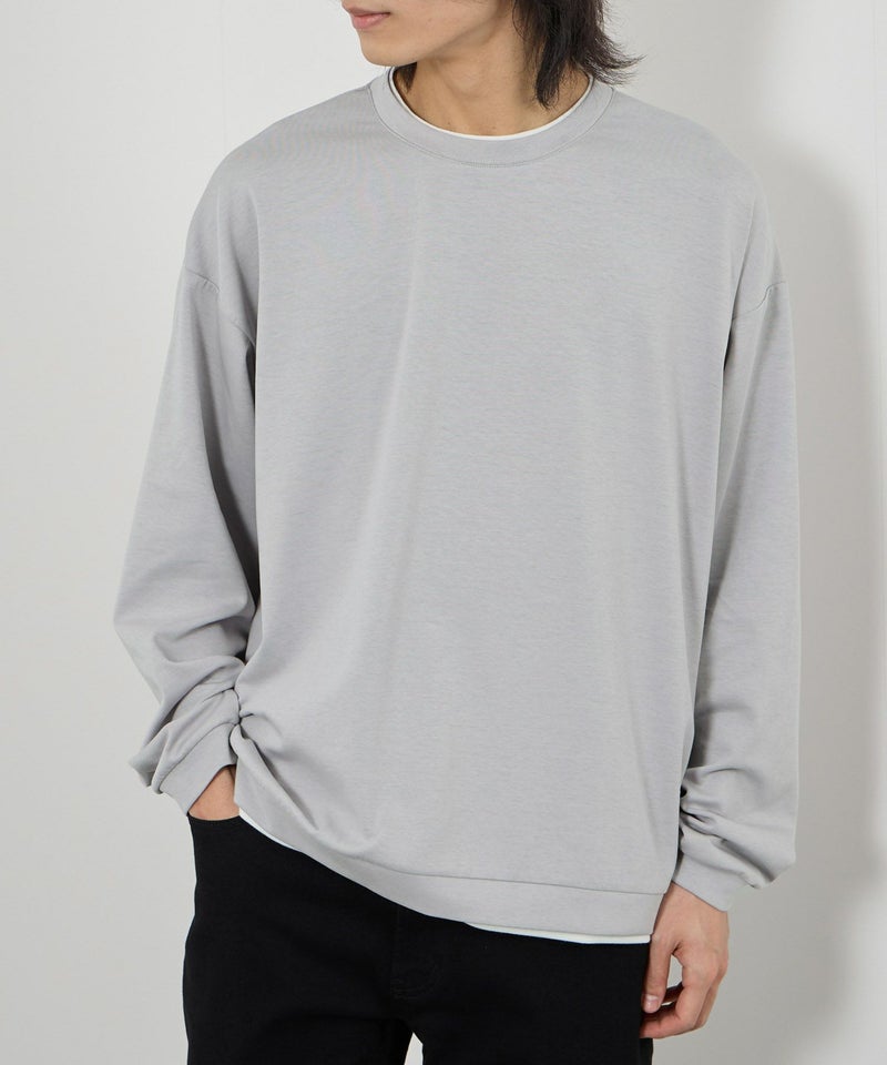 URBAN COLLECTION AIR Smoosy 360度ストレッチ クルーネックスウェット メンズ商品画像-6