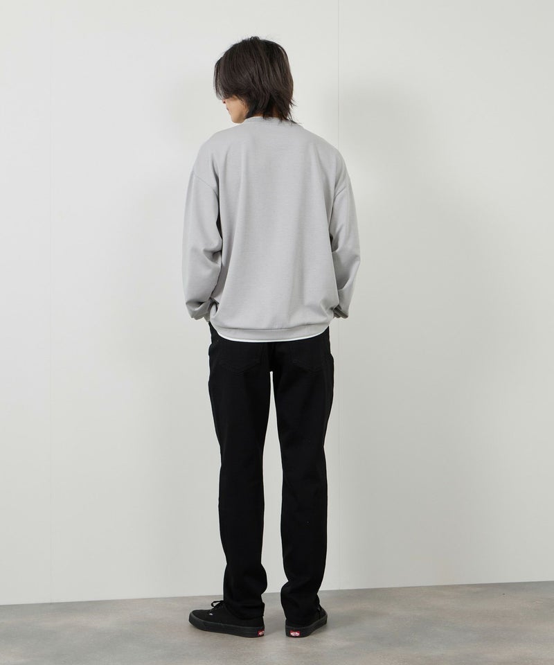 URBAN COLLECTION  AIR Smoosy 360度ストレッチ クルーネックスウェット メンズ商品画像-9