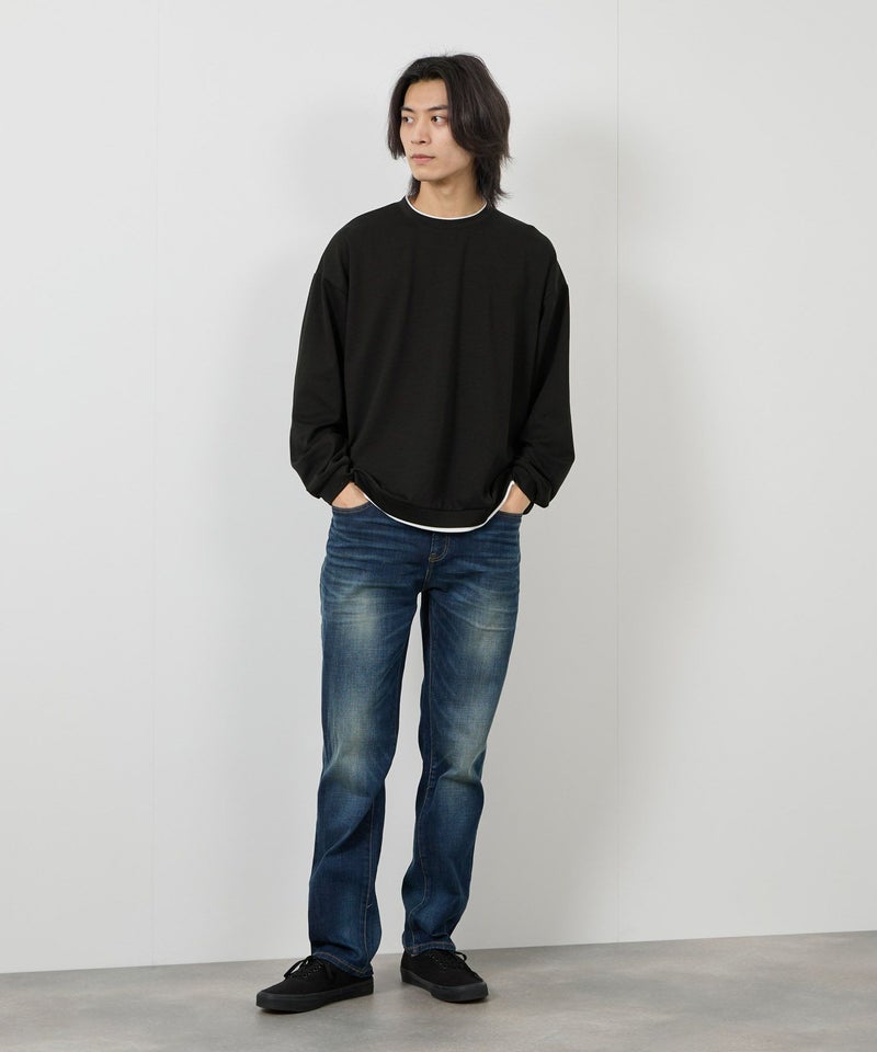 URBAN COLLECTION  AIR Smoosy 360度ストレッチ クルーネックスウェット メンズ商品画像-15