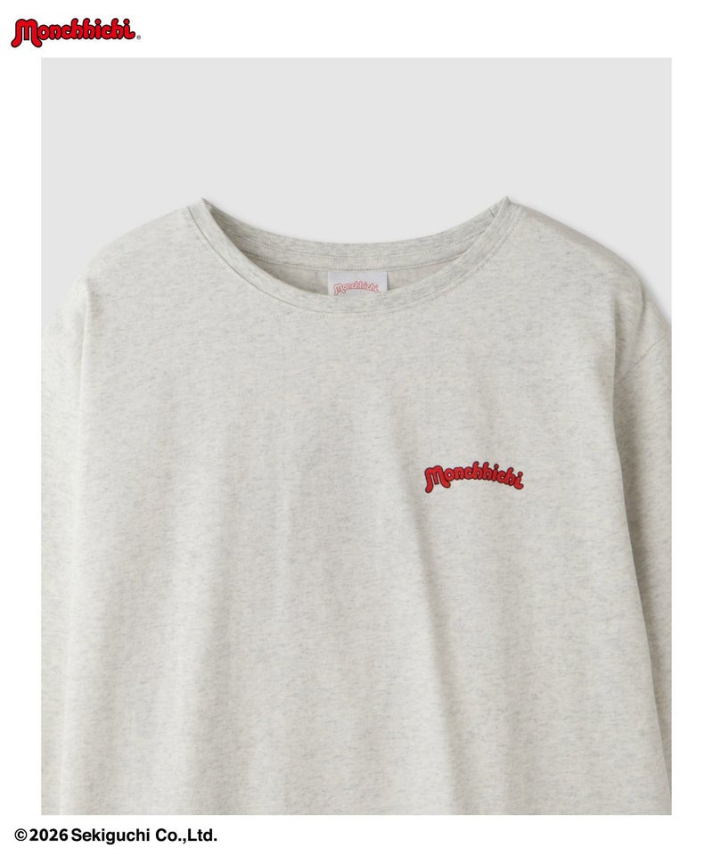 モンチッチ サガラ刺繍長袖Tシャツ レディース商品画像-4