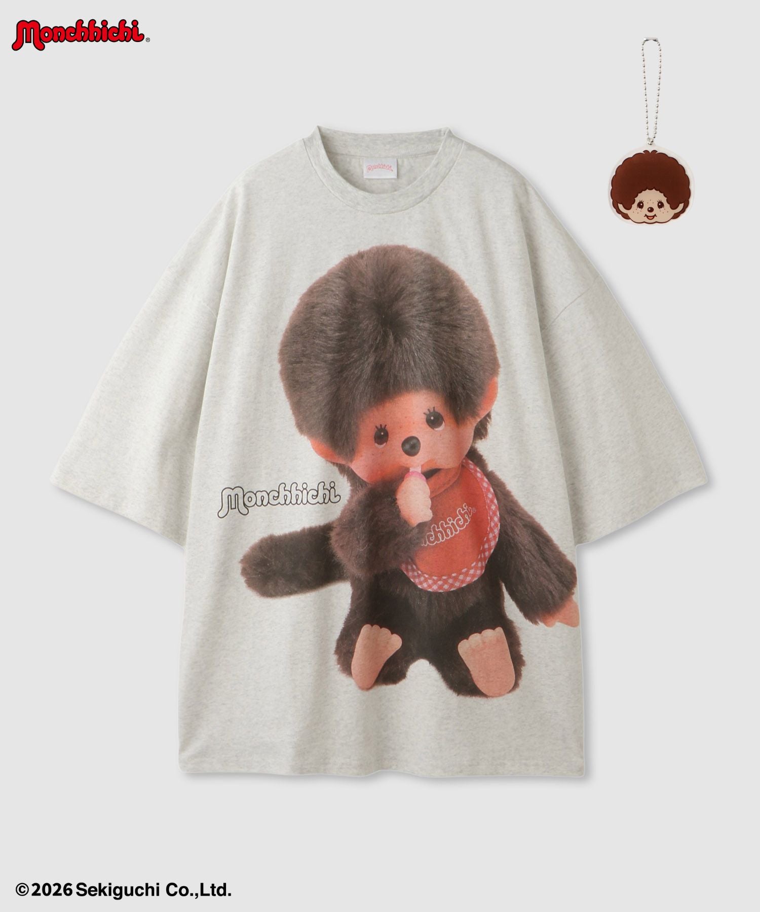 モンチッチ ビッグシルエットTシャツ レディース