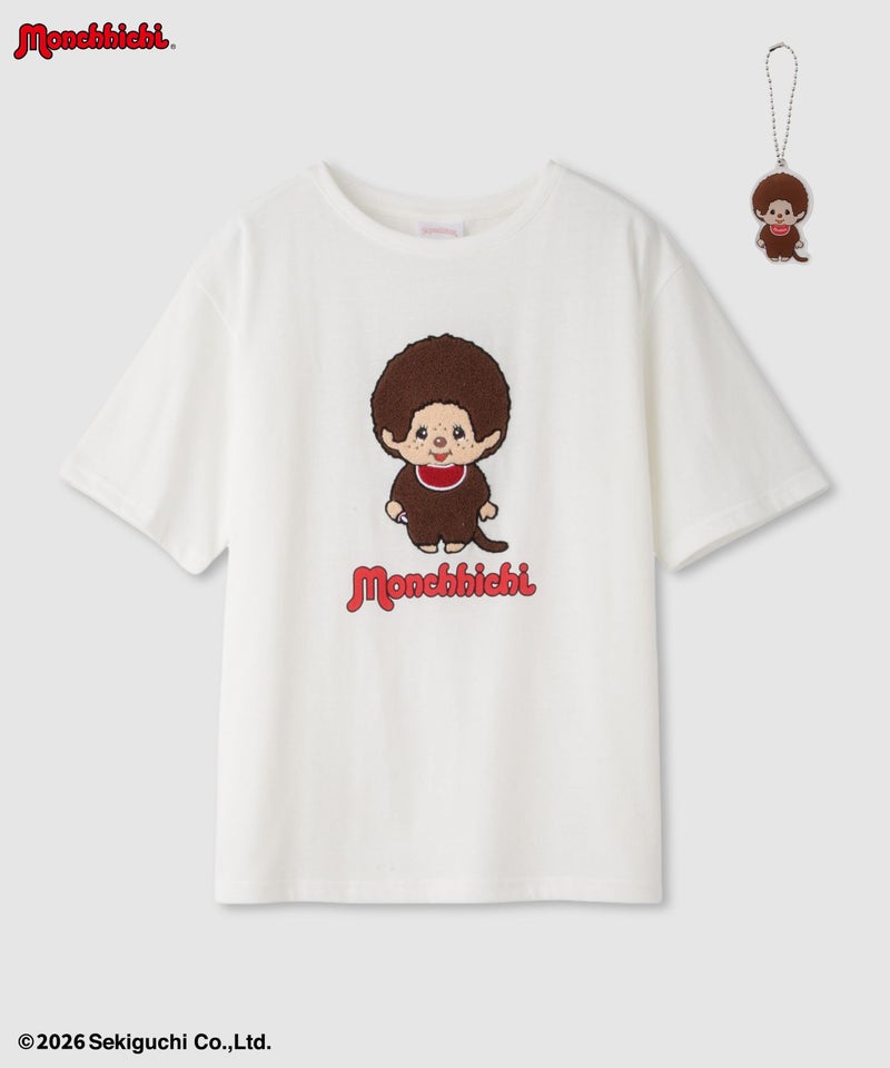 モンチッチ サガラ刺繍Tシャツ レディース商品画像-1