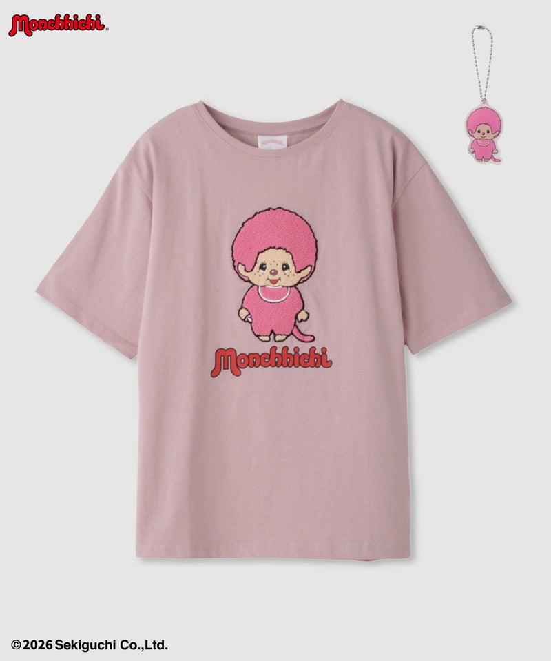 モンチッチ サガラ刺繍Tシャツ レディース商品画像-3