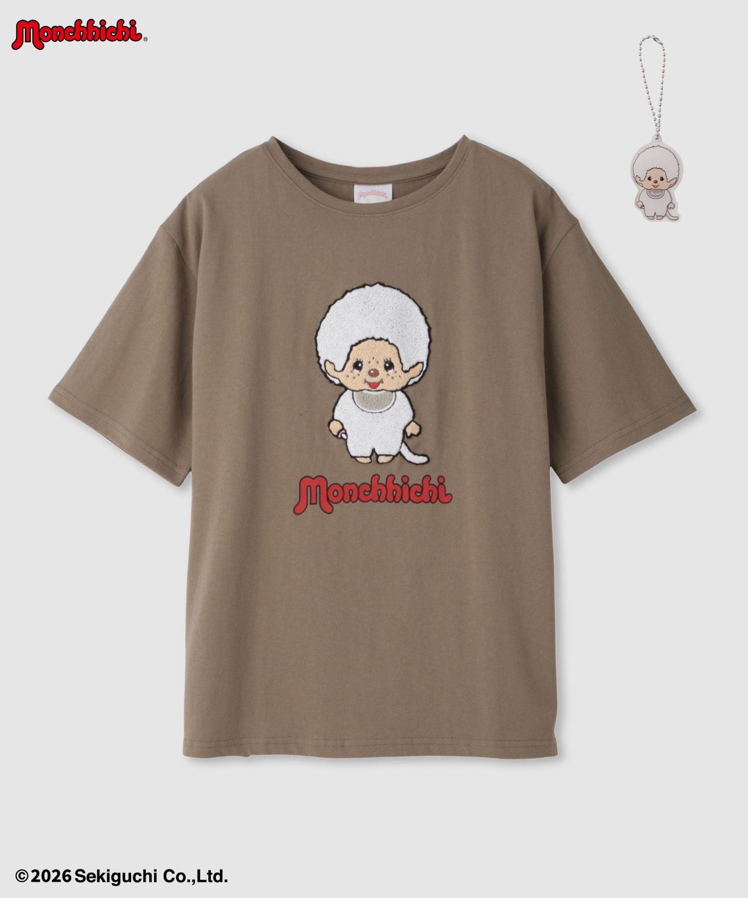 モンチッチ サガラ刺繍Tシャツ レディース