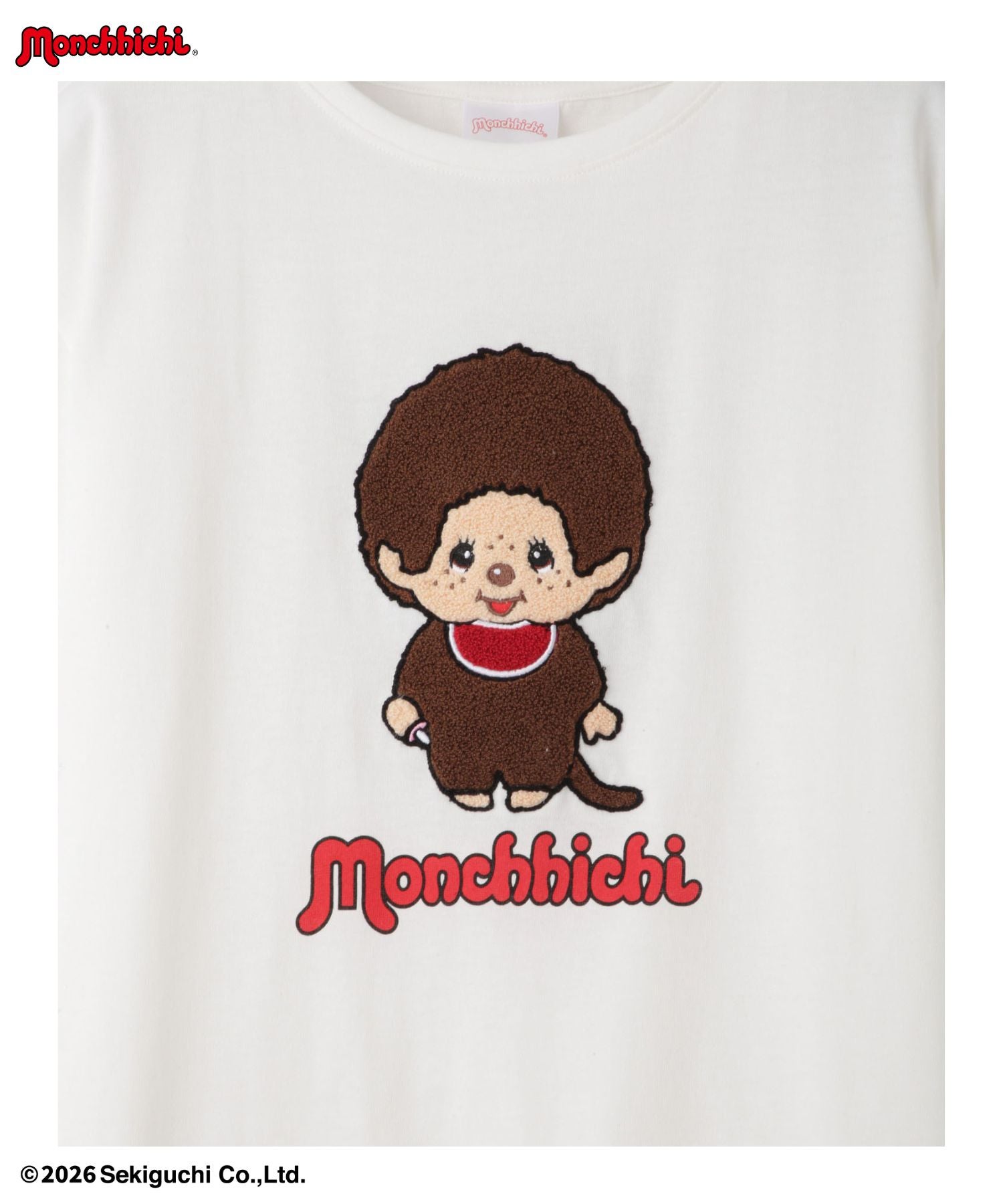 モンチッチ サガラ刺繍Tシャツ レディース