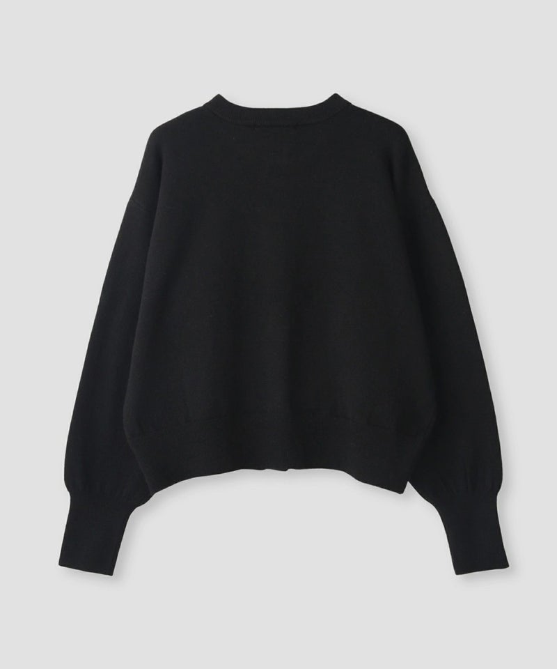 Idnes  アソートビジューボタン ヤクライククルーネックカーディガン レディース商品画像-20