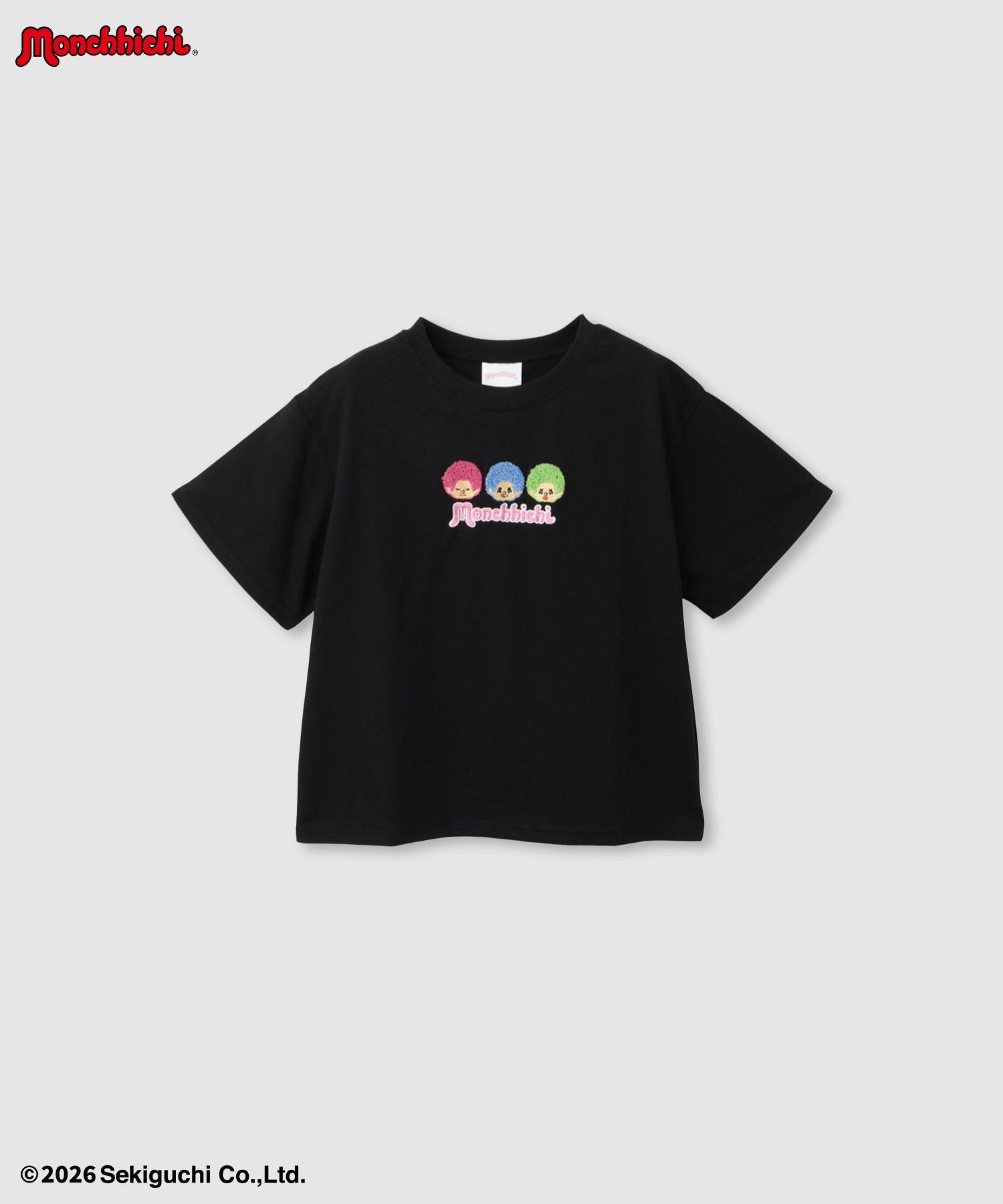 モンチッチ サガラ刺繍Tシャツ キッズ