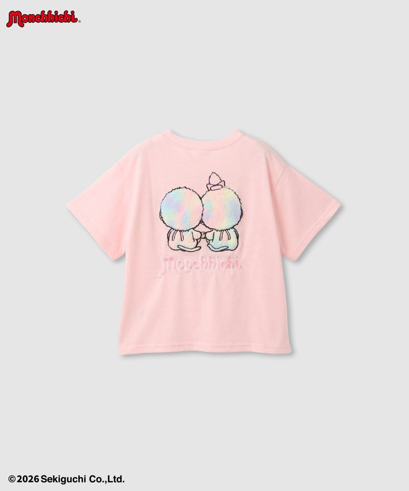 モンチッチ ファーワッペンTシャツ キッズ メール便 対応商品商品画像-2