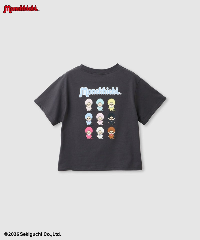 モンチッチ 刺繍Tシャツ キッズ メール便 対応商品商品画像-2