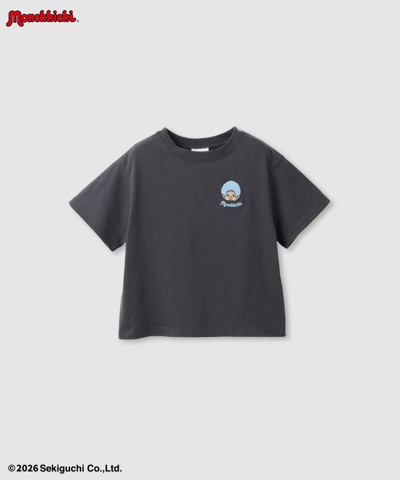 モンチッチ 刺繍Tシャツ キッズ メール便 対応商品商品画像-4