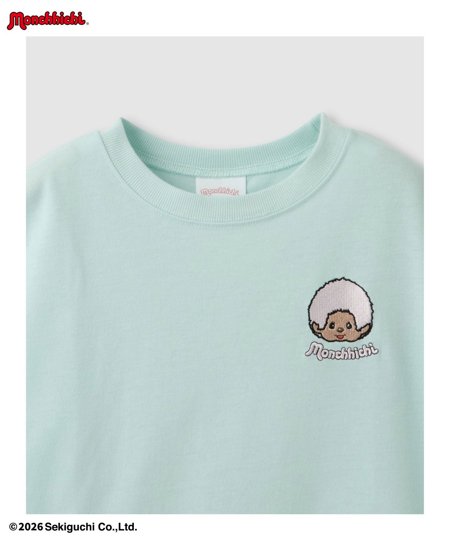 モンチッチ 刺繍Tシャツ キッズ