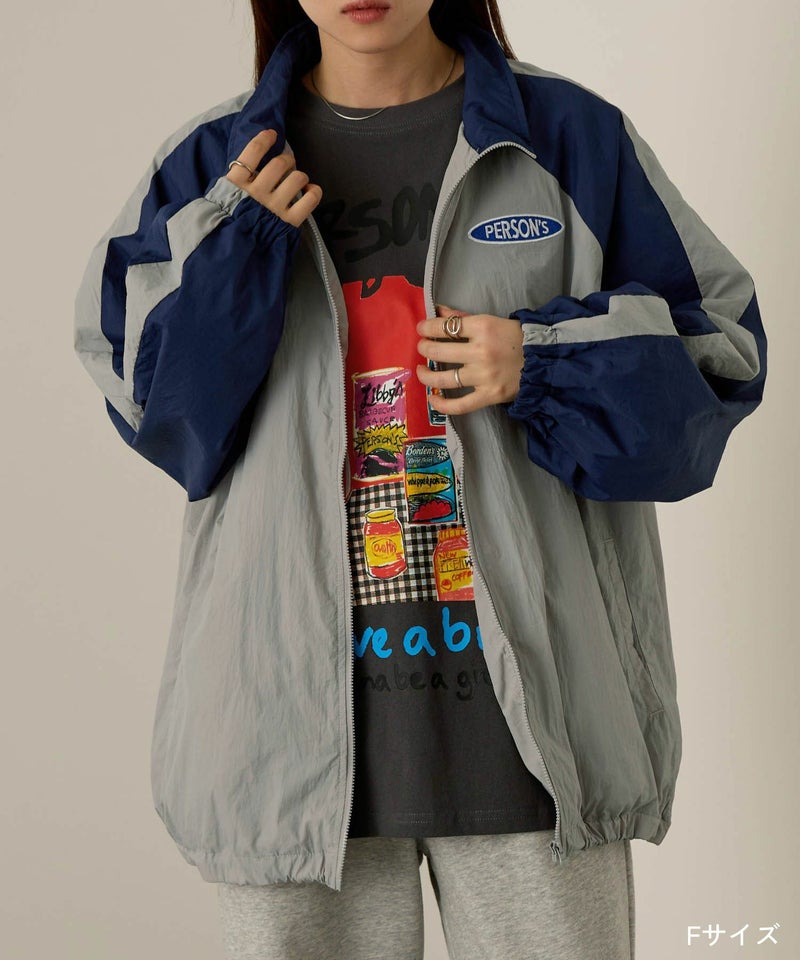 PERSON'S 別注デザイン 切替トラックジャケット レディース商品画像-2