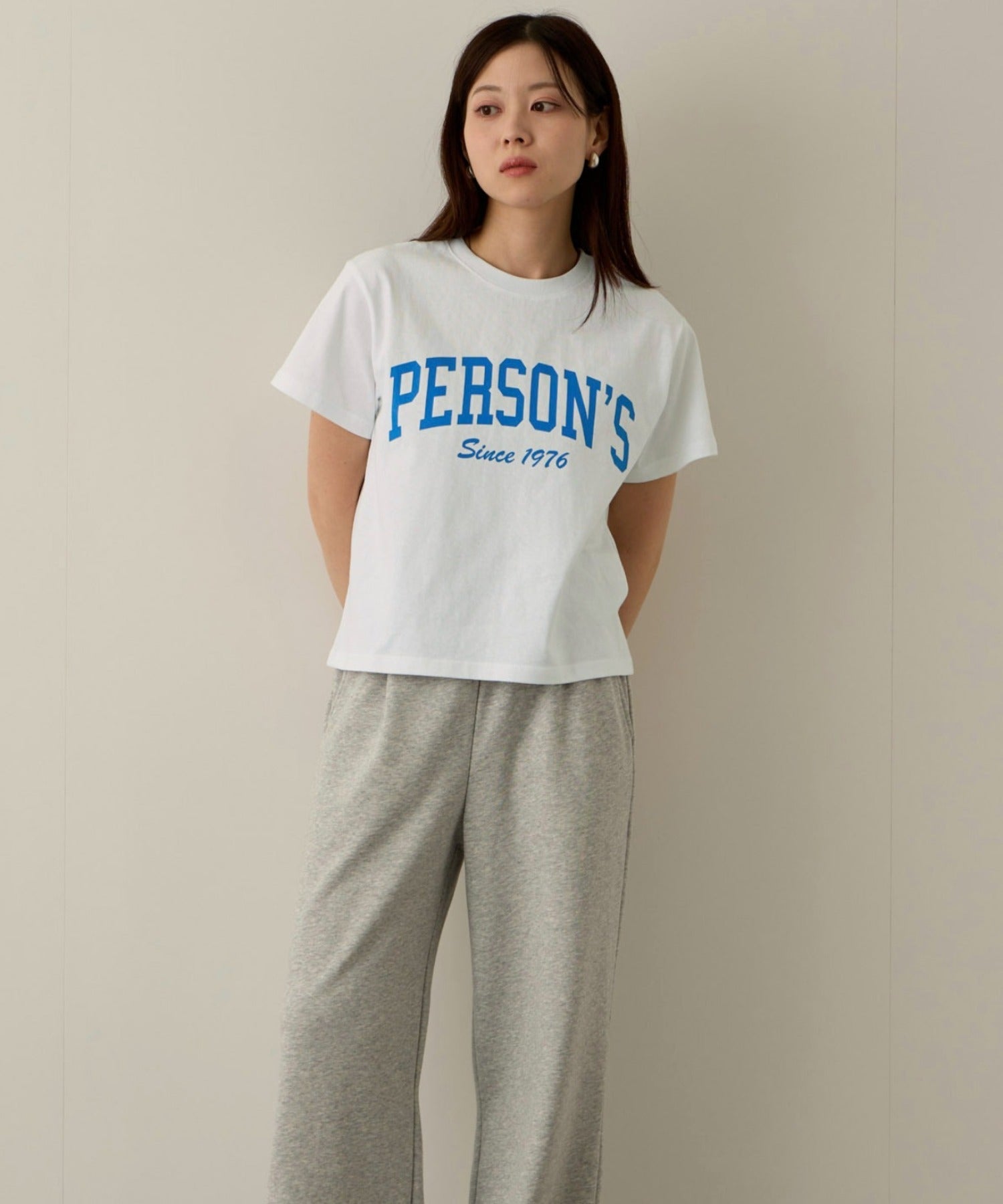 PERSON'S 別注デザイン プリントTシャツ レディース