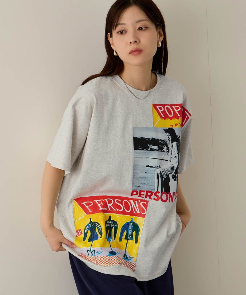 PERSON'S  別注デザイン プリントTシャツ レディース商品画像-5