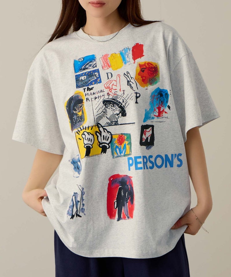 PERSON'S  別注デザイン プリントTシャツ レディース商品画像-10