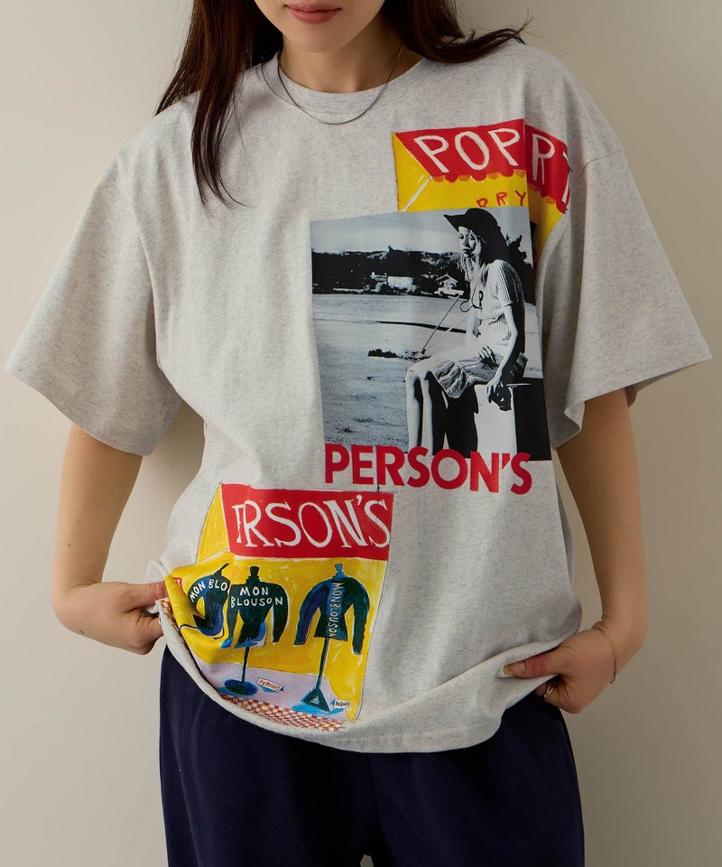 PERSON'S  別注デザイン プリントTシャツ レディース商品画像-13