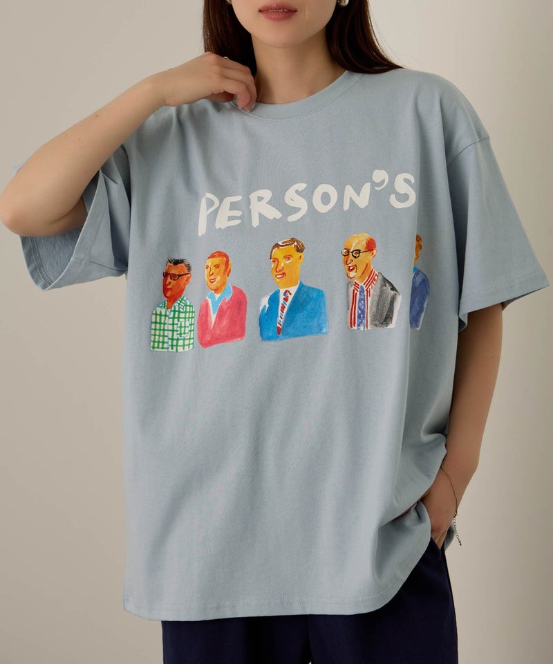 PERSON'S  別注デザイン プリントTシャツ レディース商品画像-21