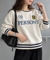 PERSON'S 別注デザイン リブライントレーナー レディース商品サムネイル-1