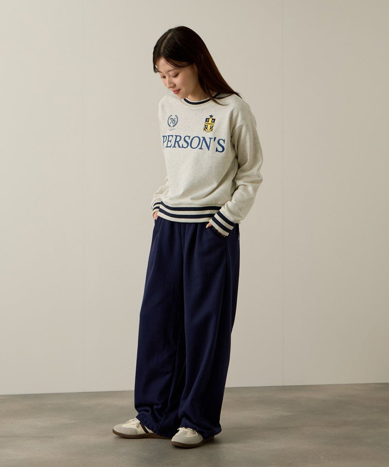 [期間限定価格]PERSON'S  別注デザイン リブライントレーナー レディース商品画像-7