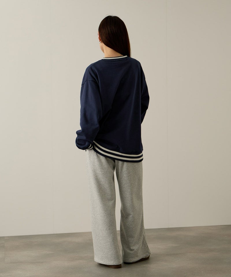 [期間限定価格]PERSON'S  別注デザイン リブライントレーナー レディース商品画像-11