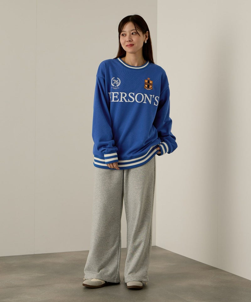 PERSON'S 別注デザイン リブライントレーナー レディース商品画像-14