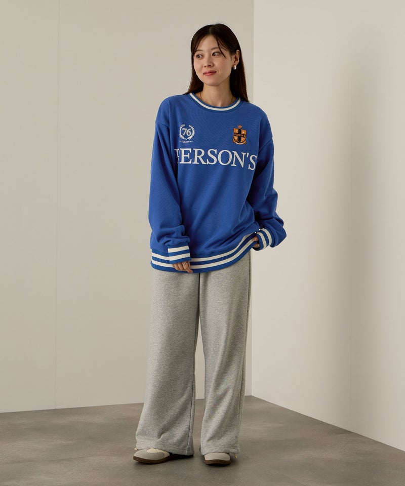 PERSON'S  別注デザイン リブライントレーナー レディース商品画像-15
