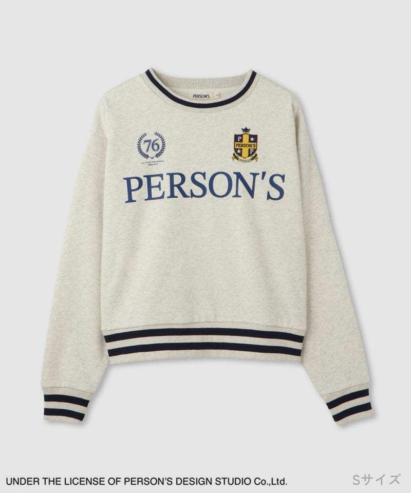 [期間限定価格]PERSON'S  別注デザイン リブライントレーナー レディース商品画像-16