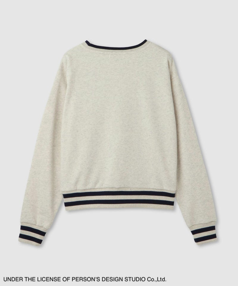 [期間限定価格]PERSON'S  別注デザイン リブライントレーナー レディース商品画像-19