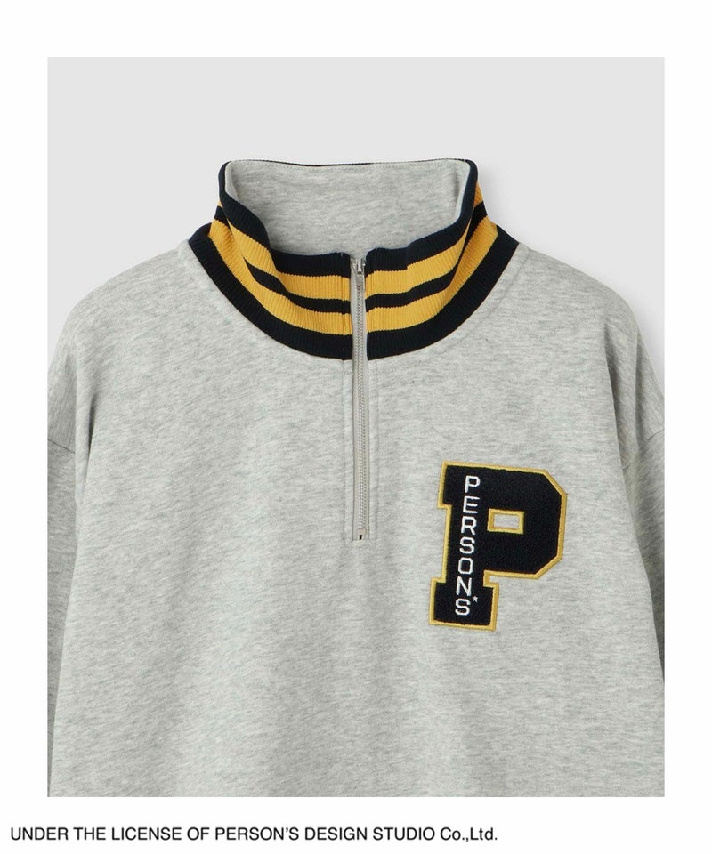 [期間限定価格]PERSON'S  別注デザイン ZIPUP リブライントレーナー レディース商品画像-14