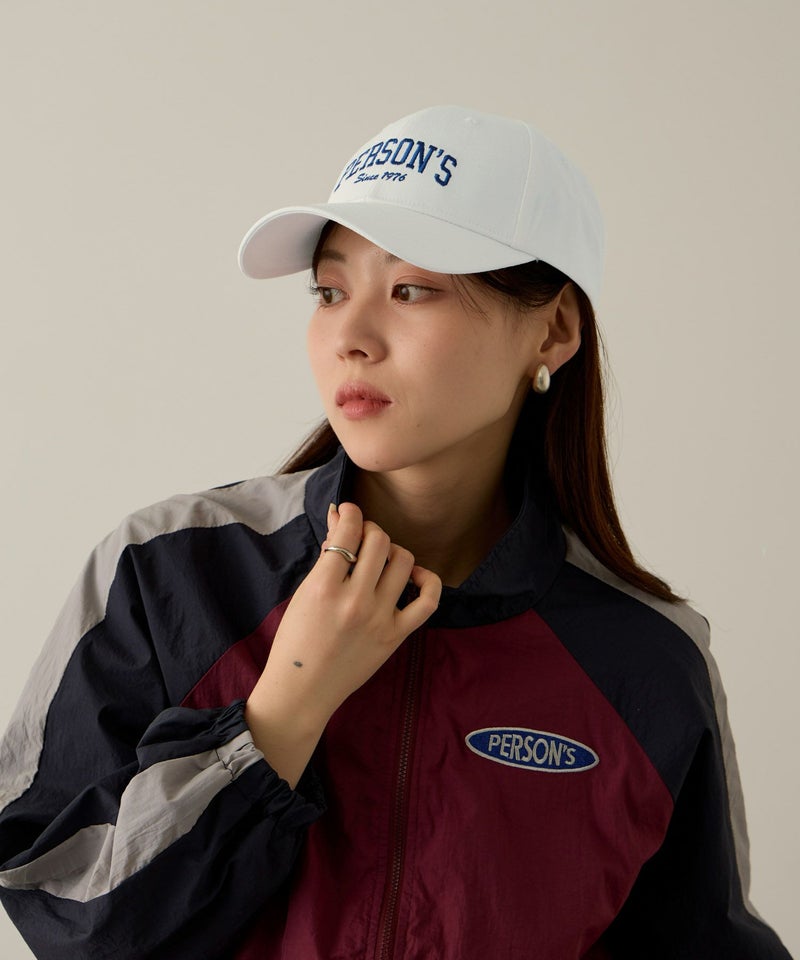 PERSON'S 別注デザイン カレッジロゴ&ワッペン刺繍コットンキャップ レディース商品画像-8