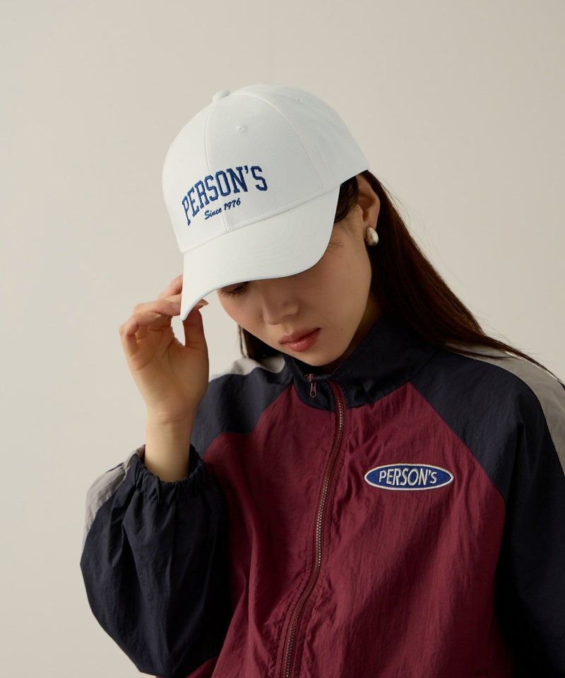PERSON'S 別注デザイン カレッジロゴ&ワッペン刺繍コットンキャップ レディース商品画像-9