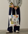 PERSON'S 別注デザイン キャンバスグラフィックトートバッグ商品サムネイル-1