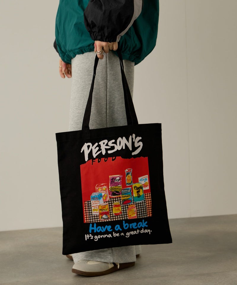 PERSON'S  別注デザイン キャンバスグラフィックトートバッグ商品画像-4