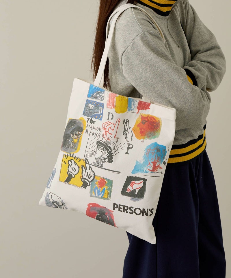PERSON'S 別注デザイン キャンバスグラフィックトートバッグ商品画像-8