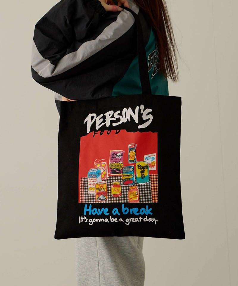 PERSON'S 別注デザイン キャンバスグラフィックトートバッグ商品画像-15