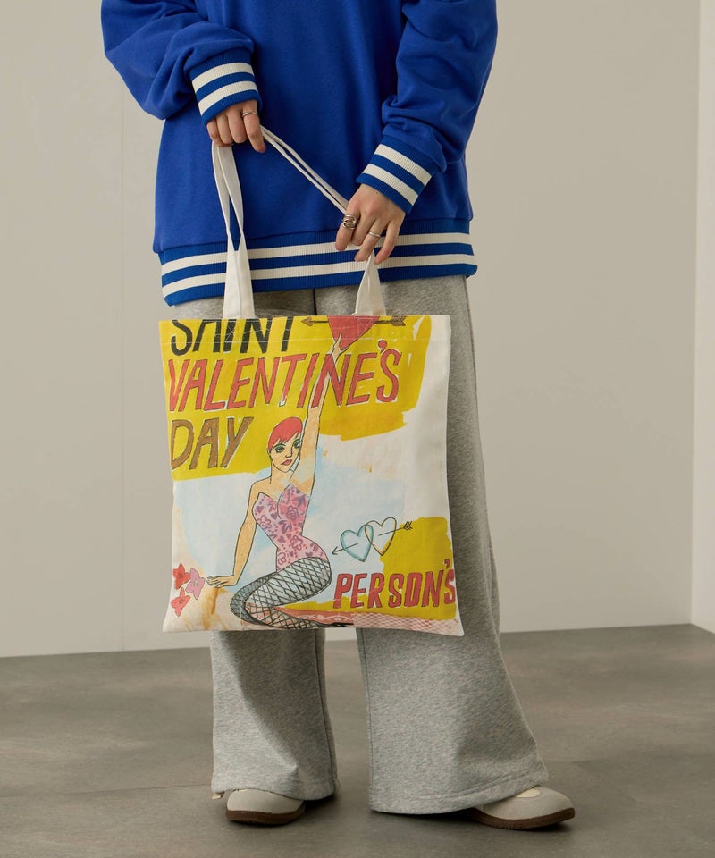 PERSON'S 別注デザイン キャンバスグラフィックトートバッグ商品画像-18