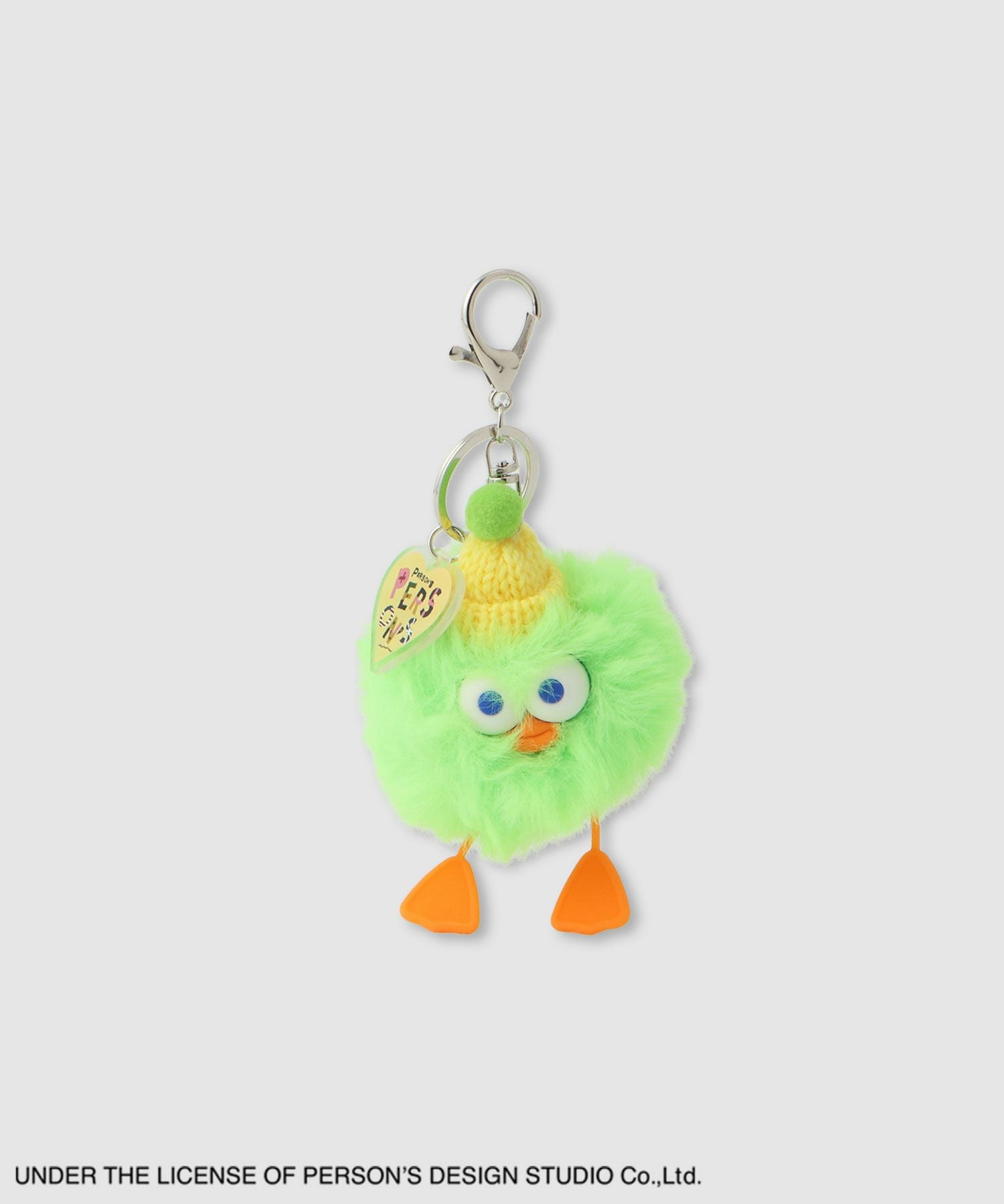 PERSON'S 別注デザイン モフモフキャラクターキーホルダー