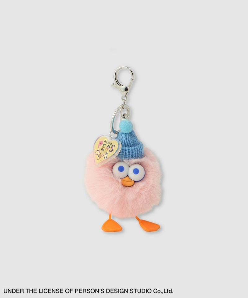 PERSON'S 別注デザイン モフモフキャラクターキーホルダー商品画像-2