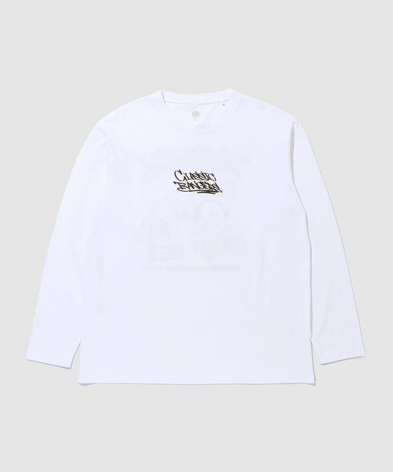 T-GRAPHICS  ストリートゴースト長袖Tシャツ メンズ商品画像-6