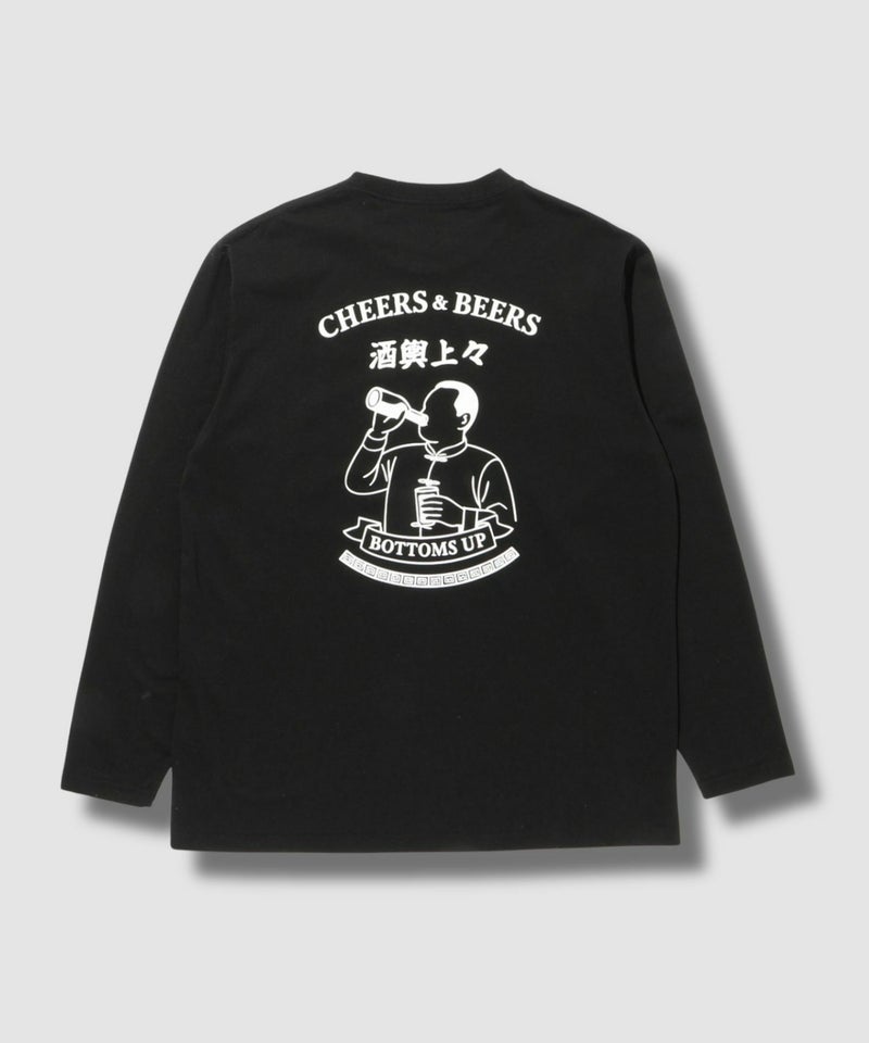 T-GRAPHICS  中華飯店長袖Tシャツ メンズ商品画像-3