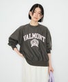 Idnes  VALMONT カレッジロゴビッグシルエットスウェット レディース商品サムネイル-2