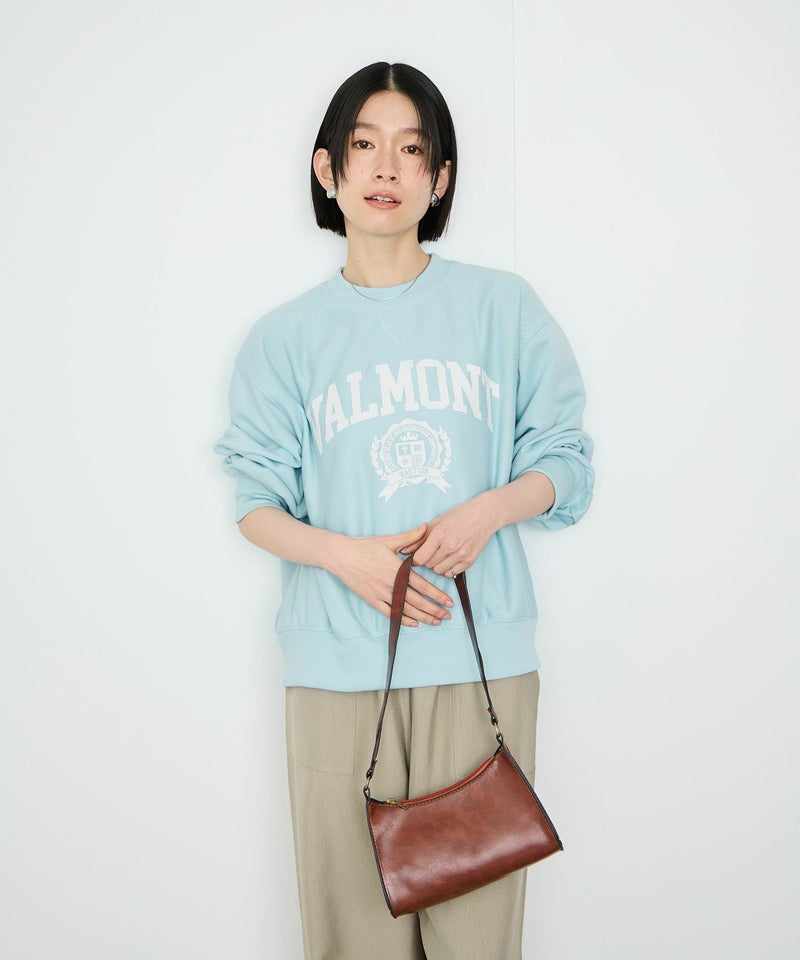 Idnes VALMONT カレッジロゴビッグシルエットスウェット レディース商品画像-14