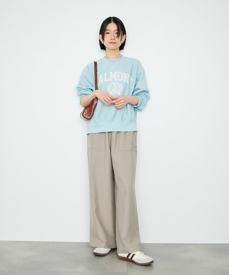 Idnes  VALMONT カレッジロゴビッグシルエットスウェット レディース商品画像-15