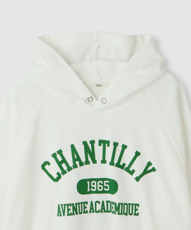 Idnes  CHANTILLY カレッジロゴオーバーサイズスウェットパーカー レディース商品画像-19