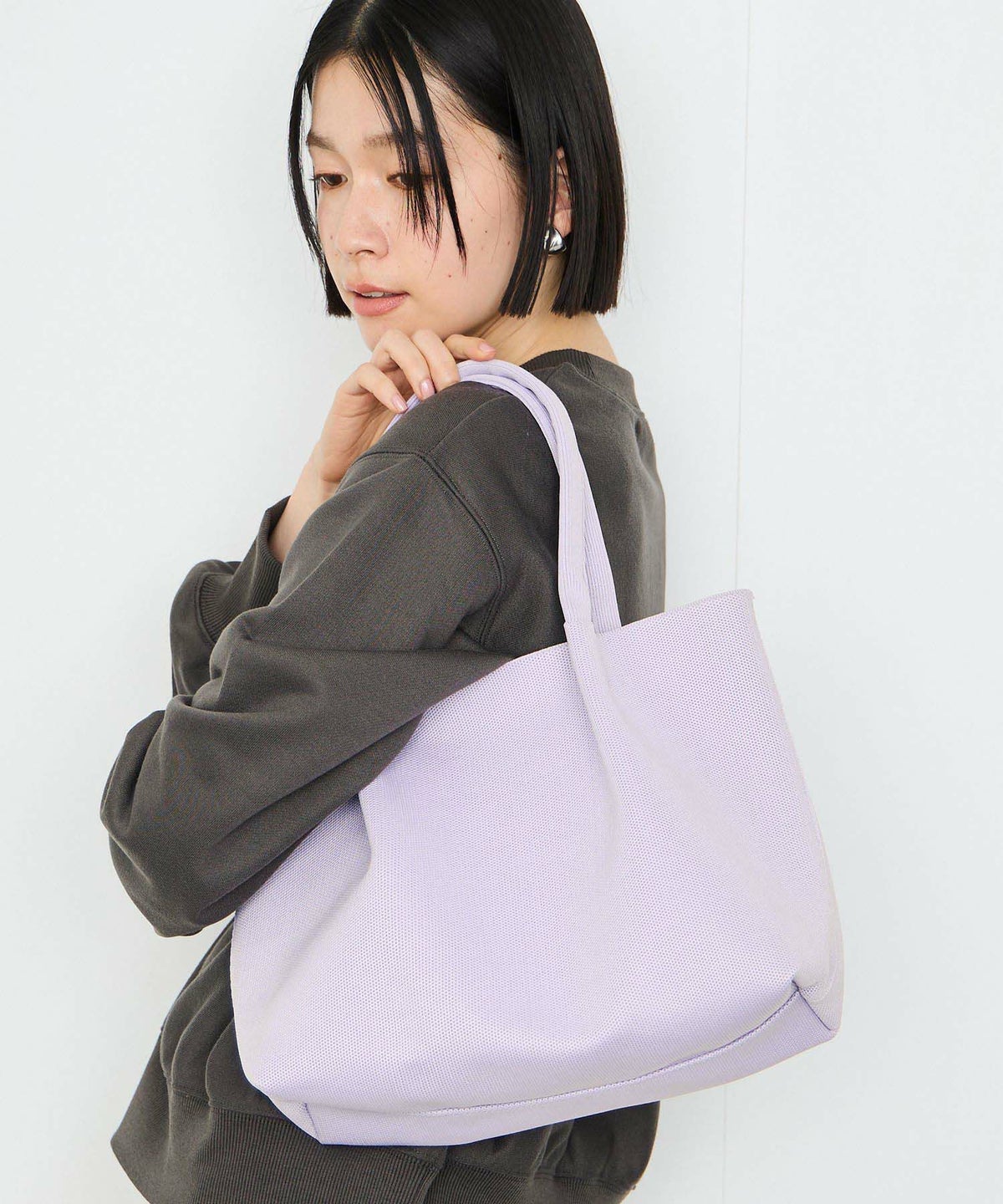 Idnes ニットトートバッグ