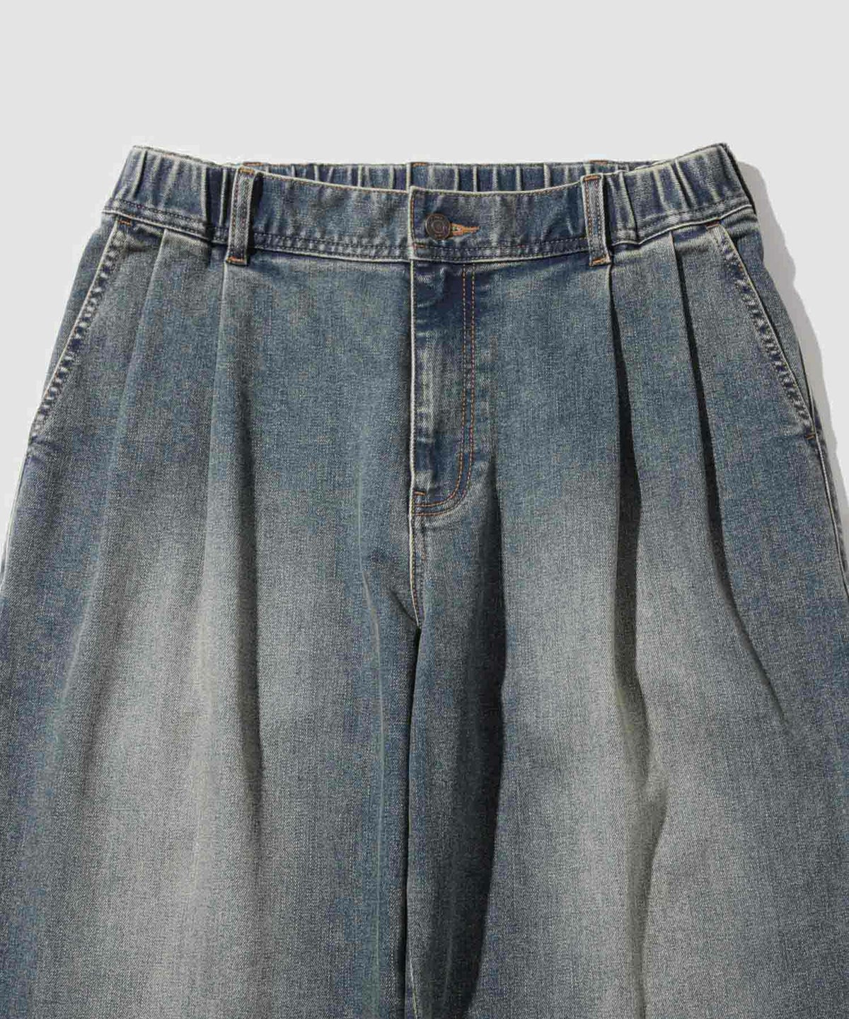 NAVY 毎日はきたくなるデニム「マイデニ」 ワイドテーパード メンズ