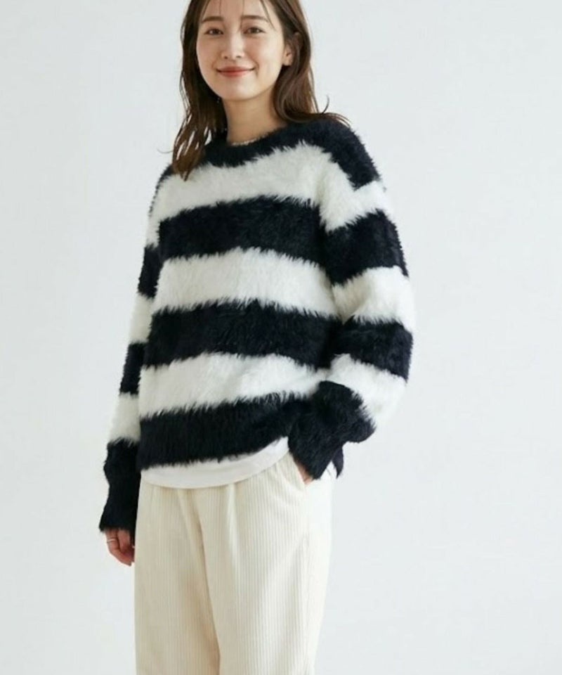 Free Nature  シャギークルーネックニット レディース商品画像-1